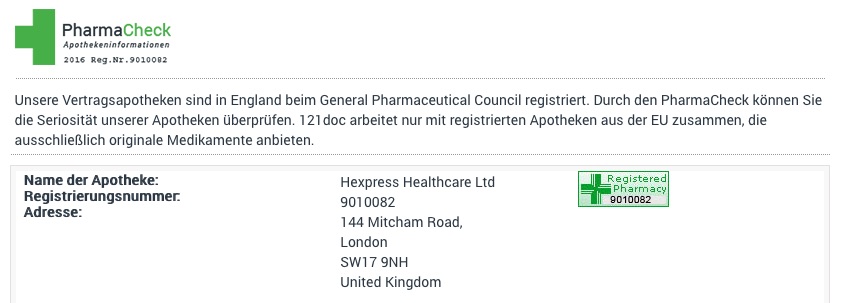 121doc General Pharmaceutical Council 