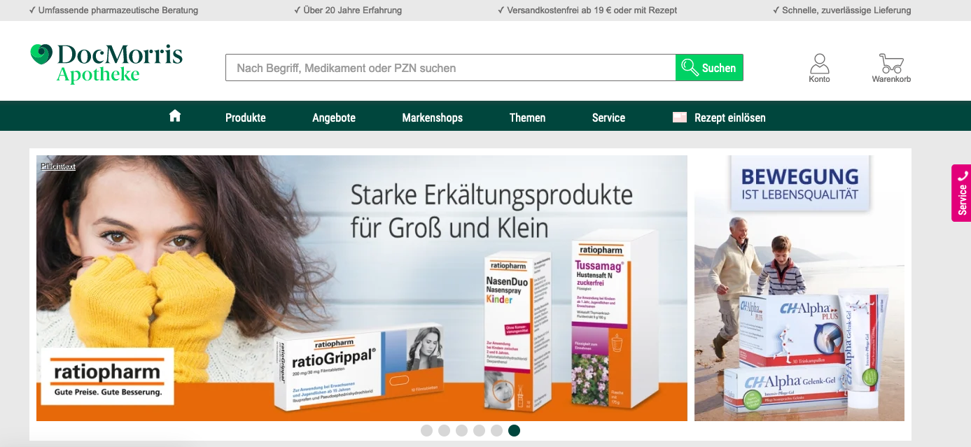 Zur DocMorris Apotheke